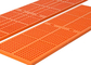 صفحه لرزش برنامه کاربردی معدن صفحه نمایش پلی اورتان با رنگ قرمز / نارنجی