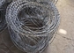 نوع صلیب و سیم آهنی مواد Oem Concertina Razor Wire Anti Rust 10m/Roll