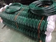 10 گیج 2 اینچی حصار پیوند زنجیری سبز برای زمین های بیسبال