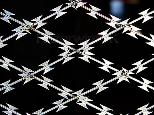 سری Bto Concertina Razor Wire Mesh Trellis Military Surplus