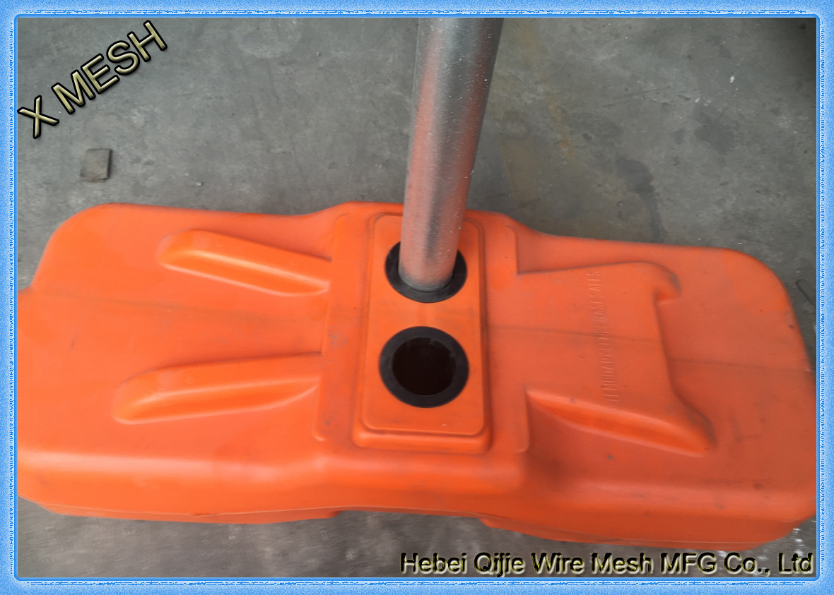 پانل های حصار امنیتی موقت پودر پلاستیکی با کیفیت بالا HDPE