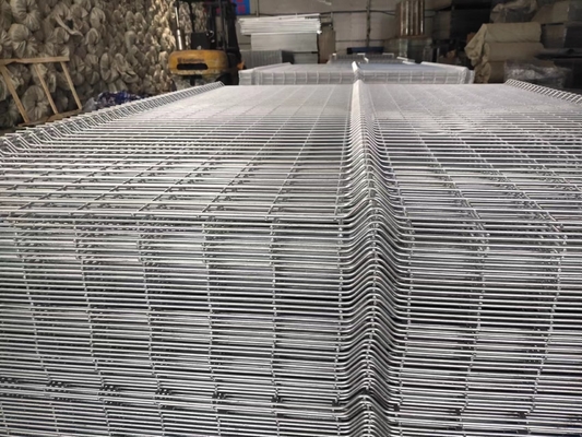 پنل V Bend Mesh 1030mm حصار منحنی فلزی Ral6005