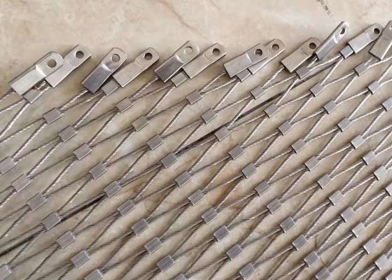 مش طناب سیمی 316 ضد خوردگی فولاد ضد زنگ برای محافظت و ایمنی