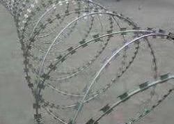 نرده محافظ نوار خاردار کنسرتینا تیغ گالوانیزه سنگین