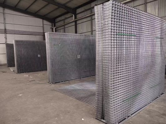 مش سیم جوشی 6 گیج تقویت کننده 10 × 10 سانتی متر برای ساخت و ساز