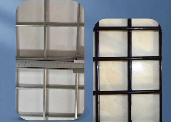 100 × 100mm ورق گالوانیزه میش / پنل براق سیم