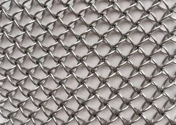 20 متری نمای رنگ طبیعی بغل سیم بافته شده 2.5 میلی متر تیتانیوم