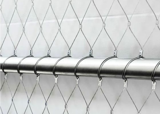 حفاظت از سقوط راک از جنس استنلس استیل سیم مشبک توری بافته ساده