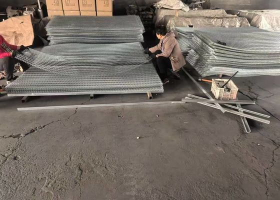 توری فلزی منبسط شده به ضخامت 1.6 میلی متر گوتیک 1.2 x 2.4 متر