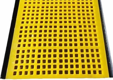 سنگ معدن آهن Pu Vibrating Linear Screen Line Mesh Mieve Sieve Trommel Shale شاکر صفحه موز