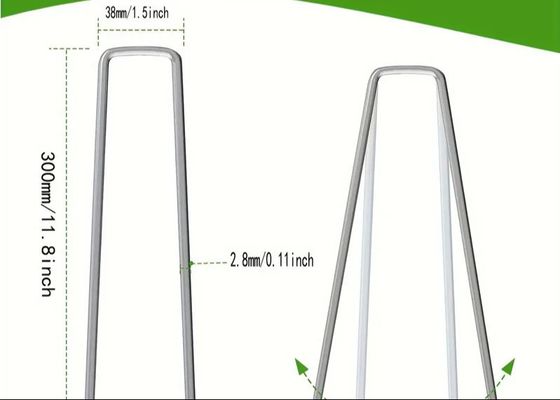 گالوانیزه های منظره ای استیپل های U شکل چمن چمن