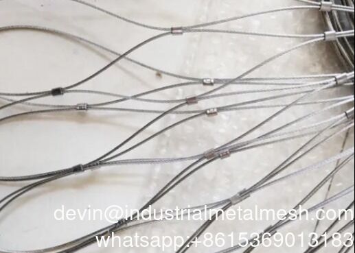 فروش داغ مش سیم طناب استیل ضد زنگ انعطاف پذیر