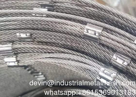 Stainless Steel Wire Rope Mesh Wire Rope Woven Wire Mesh Fence Mesh