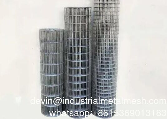 مش بافته شده مربع سیم آهن مش سیم فولادی گالوانیزه پارچه مش مرغداری مش سیم جوش داده شده