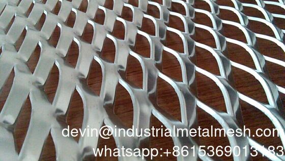 قدرت بالا کار سنگین صاف مقاوم در برابر آب و هوا شبکه فلزی گسترش یافته برای ساخت و ساز کف شبکه پله پای کف بنای بتن آجر داربست