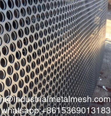 Stainless Steel 304 Round Hole Perforated Metal Wire Mesh