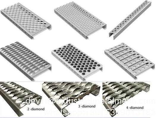 OEM Tec-Sieve Grip Strut Safety Grating/Grating Perforated Metal Walkway/Grating Catwalk