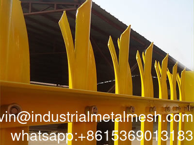 حصار محیطی باغ گالوانیزه با مونتاژ آسان، حصار امنیتی پالیساد سنگین برای حیاط