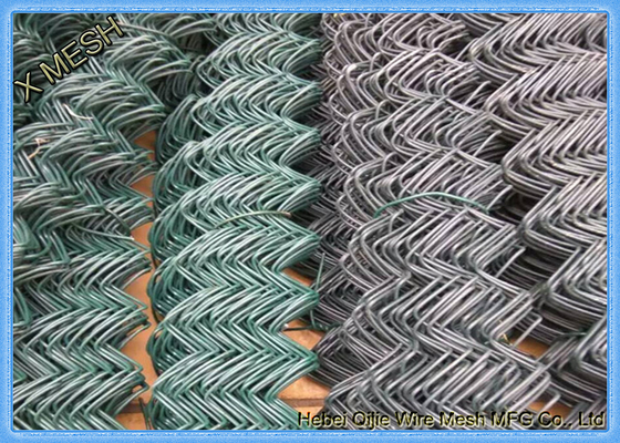 5 Feet Galfan پانل های حصار زنجیره ای فولادی پوشش داده شده، نرده سیم های زنجیره ای
