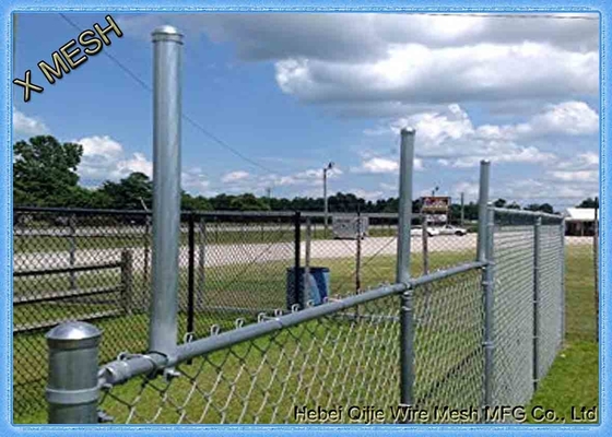 Green Green 10 Gaage Galvanized Chain Link Fence 6 foot سریع برای نصب
