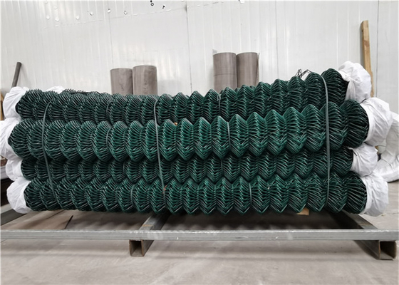 نرده پیوندی زنجیره ای گالوانیزه 5mm 50x50mm PVC روکش دار