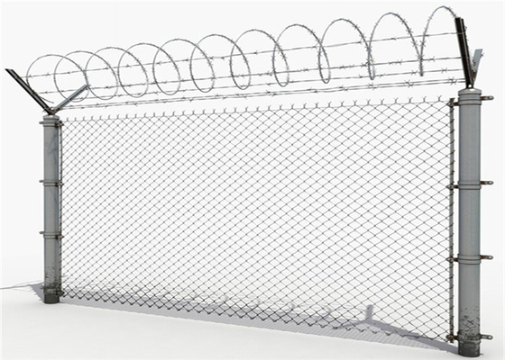 شمشیربازی پیوند زنجیره ای صنعتی 6ft X 50ft 9 Gauge 1.2m