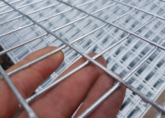 100x100mm 12mm پانل های سیم گالوانیزه