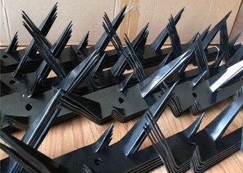 بلک پاور روکش دار فولاد گالوانیزه پرنده Odm Anti Climb Security Spikes
