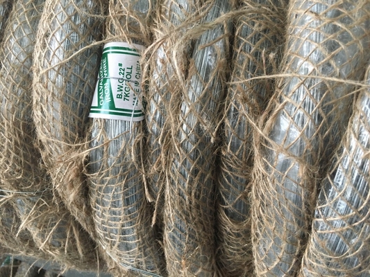 BWG22 سیم گالوانیزه الکتریکی و داغ غوطه ور / سیم PVC روکش دار / سیم آنیل سیاه